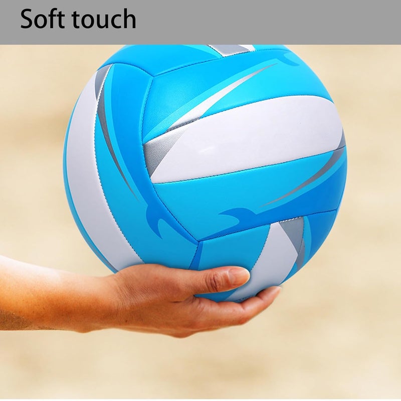 NBSPT Volleyball Training Practice Standard Size Soft Leather Indoor Outdoor Playground Sand Beach Coach Beginners Come with Pump and Needle - Image 3